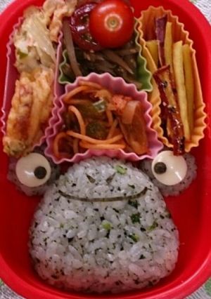☆カエルさん☆キャラ弁-レシピのメイン写真