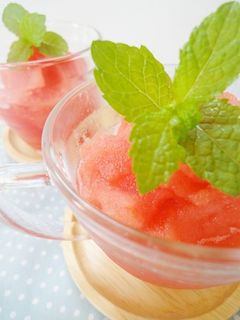 すいかのスムージー*-レシピのメイン写真