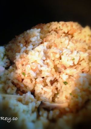 ガーリック香るバター醤油味の炊き込みご飯-レシピのメイン写真