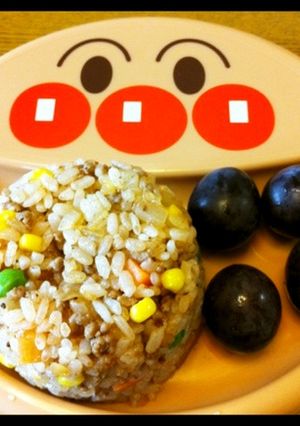 炊飯器で簡単!子供用ケチャップご飯♪-レシピのメイン写真