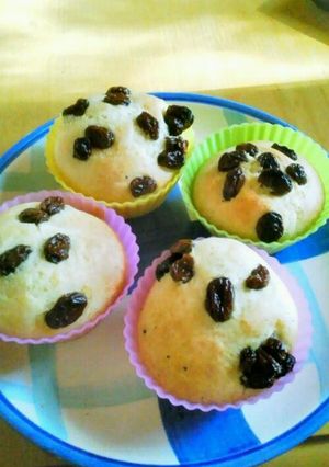 レーズンカップケーキ-レシピのメイン写真