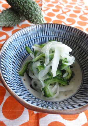【副菜】箸休めに！ゴーヤの塩もみ-レシピのメイン写真