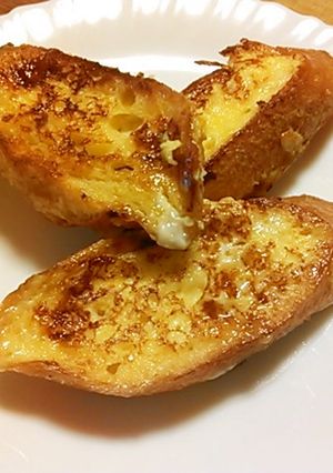 簡単しっとり♪バゲットでフレンチトースト-レシピのメイン写真