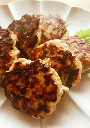 m干ししいたけと大葉入り味噌鶏つくね-レシピのメイン写真