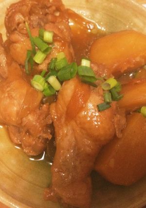 炊飯器で☆簡単柔らか鶏肉の手羽元煮-レシピのメイン写真