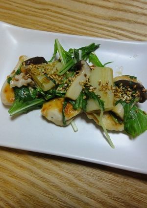 金ごま塩だれで作る！あっさりチキングリル-レシピのメイン写真