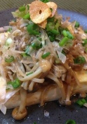 キノコたっぷり豆腐ステーキ-レシピのメイン写真