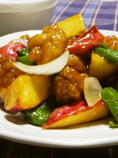 鶏肉とさつまいもの酢豚風-レシピのメイン写真
