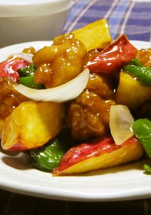 鶏肉とさつまいもの酢豚風-レシピのメイン写真