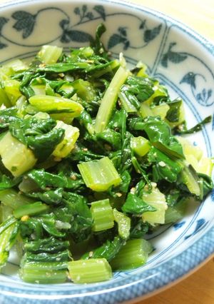 ふだん草(青菜)の☆昆布茶deお浸し-レシピのメイン写真