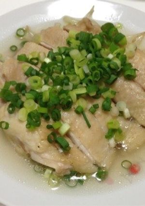 レンジで簡単ジューシー＊蒸し鶏-レシピのメイン写真