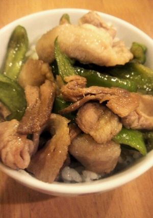 てけと母さんのピーマン豚丼☆-レシピのメイン写真