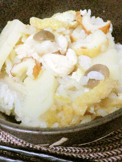 とびっきり美味しい鶏ごぼうご飯♪-レシピのメイン写真