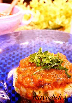 ♬旨！梅ソースde鶏おからバーグ♬-レシピのメイン写真