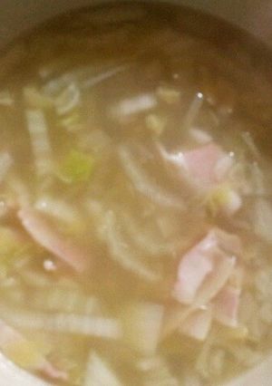白菜とベーコンと春雨のスープ-レシピのメイン写真