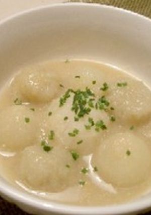 白い丸々味噌スープ-レシピのメイン写真