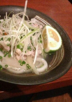 かぼすが絶妙♡ｶﾎﾞｽうどん-レシピのメイン写真