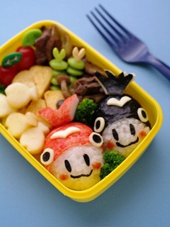 金魚の着ぐるみ弁当(立体キャラおにぎり)-レシピのメイン写真