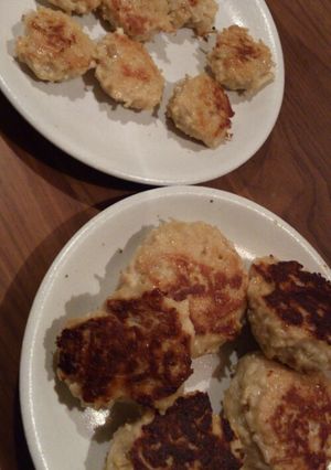 鶏ひき肉でヘルシー節約ハンバーグ＊離乳食-レシピのメイン写真