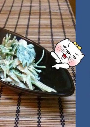 ごぼうと三つ葉のサラダ-レシピのメイン写真