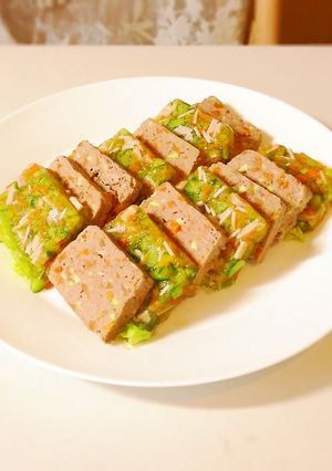 ハムときゅうりのテリーヌ、田舎風パテ-レシピのメイン写真