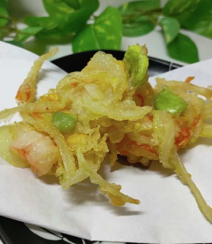 簡単♪　家に有る材料でかき揚げ-レシピのメイン写真