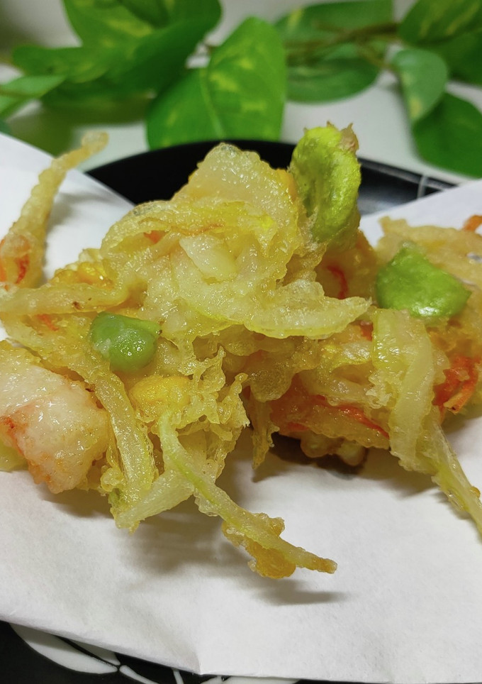 簡単♪　家に有る材料でかき揚げ-レシピのメイン写真