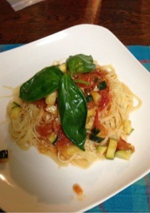 トマトの冷製パスタ！-レシピのメイン写真