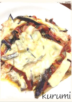♥簡単☆ナスとベーコンのチーズ焼き♥-レシピのメイン写真