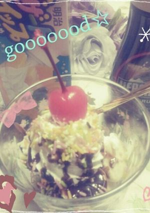 超簡単チョコパフェ-レシピのメイン写真