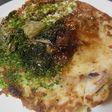 アボカドサラダのお好み焼き