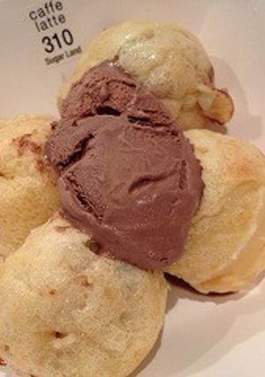 チョコたこ焼☆アイス添え-レシピのメイン写真