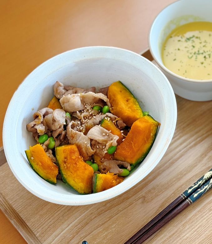 豚肉とかぼちゃの甘辛オイスター炒め-レシピのメイン写真