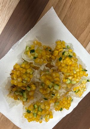 とうもろこしのライスペーパーガレット🌽-レシピのメイン写真
