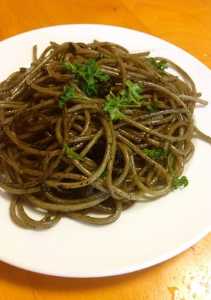 イカ墨スパゲッティ-レシピのメイン写真