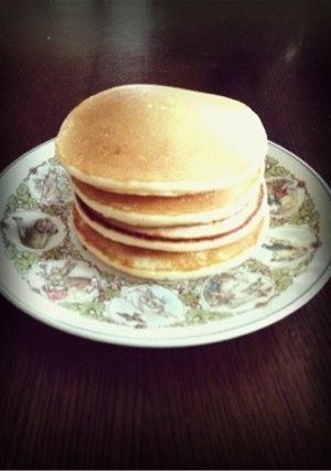甘くないパンケーキ-レシピのメイン写真