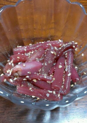 ずいきのゴマ酢-レシピのメイン写真