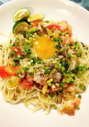 簡単♪冷製納豆パスタ-レシピのメイン写真