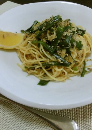 簡単☆しらすとニラのスパゲッティー-レシピのメイン写真