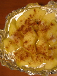 チョー手抜きな焼きりんご-レシピのメイン写真