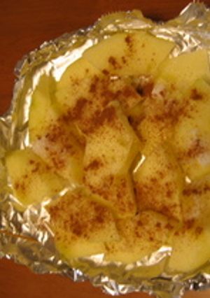 チョー手抜きな焼きりんご-レシピのメイン写真