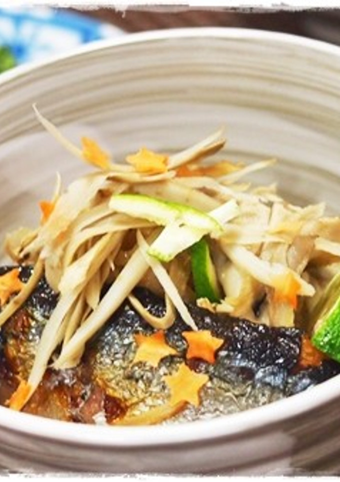 秋刀魚ときのこの炊き込みご飯-レシピのメイン写真