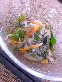 海藻サラダのくるみ酢味噌-レシピのメイン写真