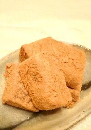 ひんやり！寒天わらび餅！！味噌風味-レシピのメイン写真