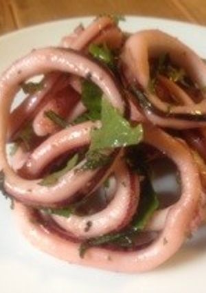 イカのぺペロンチーノ風〜おつまみ！-レシピのメイン写真