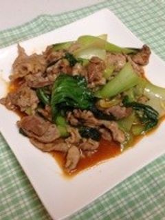豚肉と青梗菜炒め-レシピのメイン写真