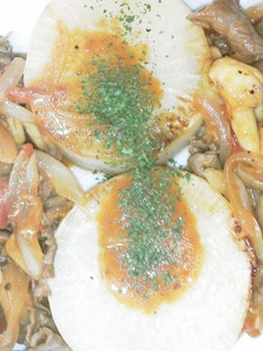 大根ステーキ牛肉添え-レシピのメイン写真