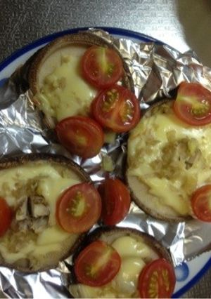 しいたけ しょうが チーズ焼き-レシピのメイン写真