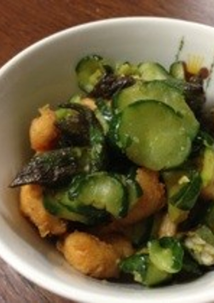 ササミとオクラと胡瓜のワサビ和え-レシピのメイン写真