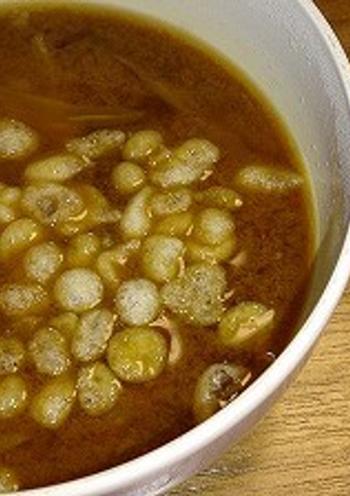☆キャベツの芯と揚げ玉の味噌汁☆-レシピのメイン写真